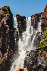 Salto de Agua en Cataratas del Iguaz&uacute;, Misiones