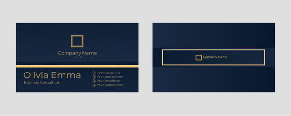 Luxury business card design