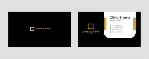 Corporate business card template