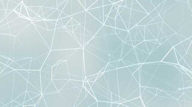 Digital technology motion bright background rendered abstract plexus geometric animation