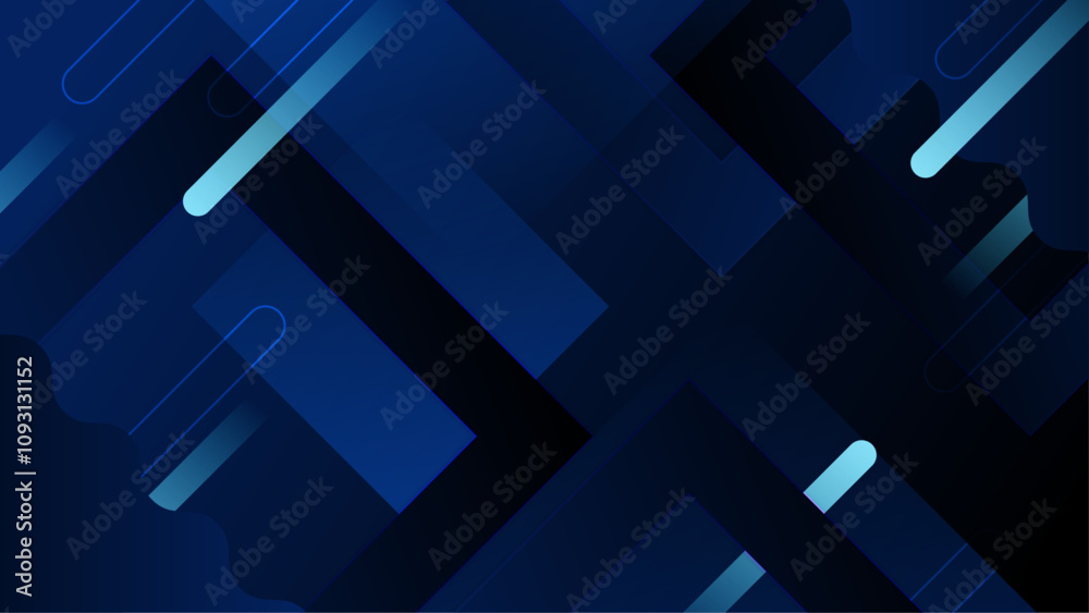 Canvas Prints blue vector gradient abstract background design. for background, banner, pamphlet, certificate and p