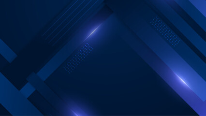 Blue Vector Gradient Abstract Background With Shapes Elements. For Background, Banner, Pamphlet, Certificate and Presentation