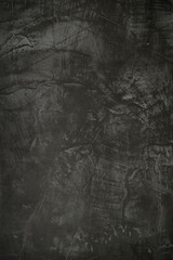 Texture of dark gray decorative plaster or concrete with scratches patterns, Abstract background for design. Cement wall texture. Loft style. Copy space for work, banner, wallpaper.Vertical.