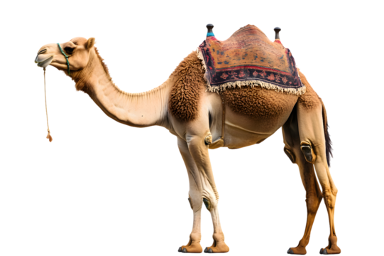 Camel  isolated on transparent background 