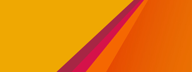 Abstract modern yellow background combination with orange shape