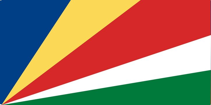 Flag of Seychelles &ndash; High Resolution JPG Format National Symbol