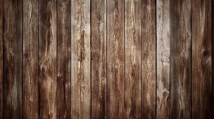Rustic Wooden Planks Background in Natural Brown Tones Ideal for Use in Design Projects, Compositions, and Backgrounds for Various Creative Applications