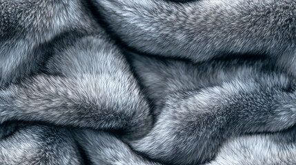 Obraz premium Chinchilla fur, luxury fabric background