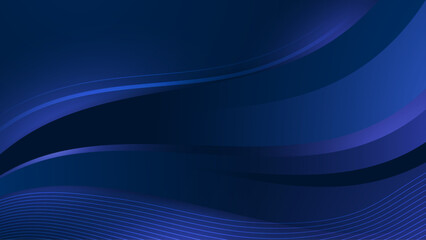 Blue Vector Abstract Background With Simple Geometric Shapes. For Background, Banner, Pamphlet, Certificate and Presentation