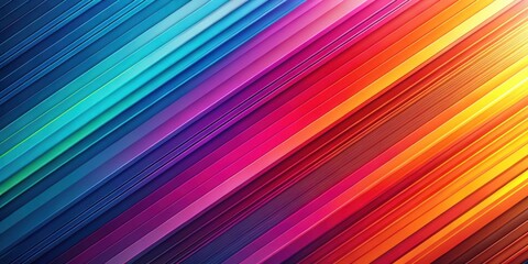 Abstract Diagonal Stripes of Vivid Hues, A Colorful Tapestry of Bold Lines,  Dynamic and Energetic