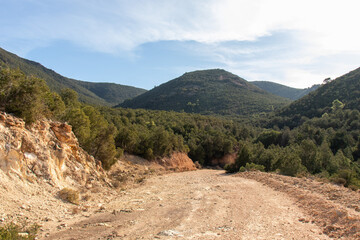 Boukornine Mountain Landscape in Boukornine, Tunis, Tunisia
