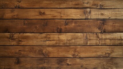 Naklejka premium Rich Brown Wooden Planks Background Texture