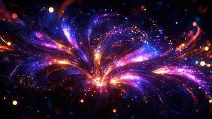 Stunning fireworks lighting up the night