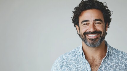 Obraz premium The Smiling Man Portrait