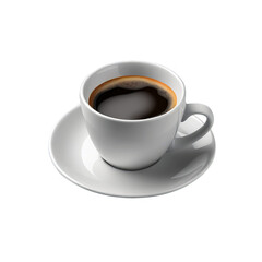 Coffee Cup Isolated on Transparent Background