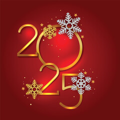Christmas background with Shining Snowflakes. Christmas Greeting Card and Happy New Year Invitation. Christmas tree background with shining snowflakes, stars. Vector illustration