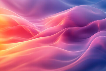 Fototapeta premium Abstract Background - Colorful Flowing Waves