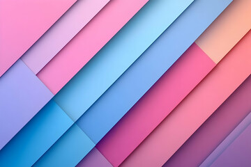 Fototapeta premium Abstract Background - Pink and Blue Diagonal Stripes