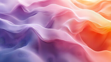 Obraz premium Abstract Background - Flowing Pastel Waves