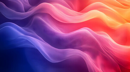 Obraz premium Abstract Background - Colorful Wavy Design