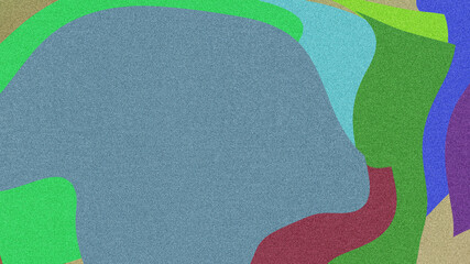 Fototapeta premium Vibrant and Modern Gradient Background Featuring Smooth Fluid Shapes – Grainy Noise Texture Adds a Futuristic and Unique Visual Touch for Poster Designs