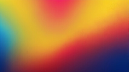neon Lemon Yellow, Royal Blue, Crimson glowing gradient background, a soft grainy noise texture with shimmering highlights and Smooth Transitions for a dynamic effect.