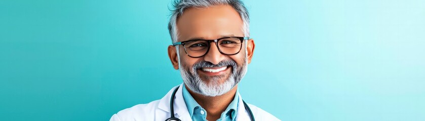 Healthcare professional smiling clinic environment portrait photography bright background positive vibes well-being focus