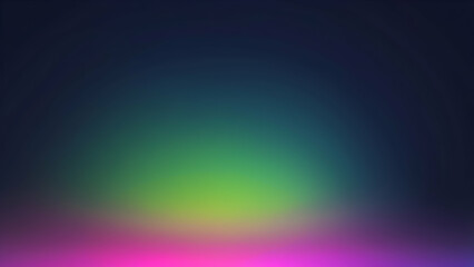 Fototapeta premium neon Magenta, Lime Green, Deep Navy glowing gradient background, a soft grainy noise texture with shimmering highlights and Smooth Transitions for a dynamic effect.