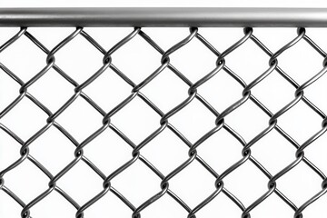 Fototapeta premium Metal Fence Close Up