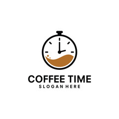 coffee logo design template vector