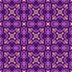 Royal Blossoms: A Magnificent Purple Tapestry