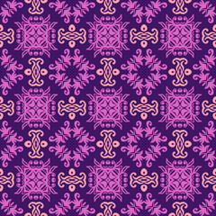Fototapeta premium Royal Blossoms: A Magnificent Purple Tapestry