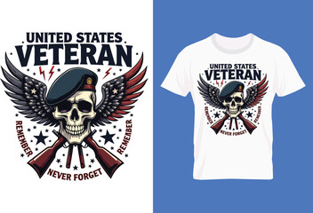 veteran, t-shirt, design, typography, vector, patriotic, military, heroes, usa, army, navy, marines, airforce, flag, freedom, soldier, gift, America, Memorial, Day, veteran apparel, custom shirt, USA 