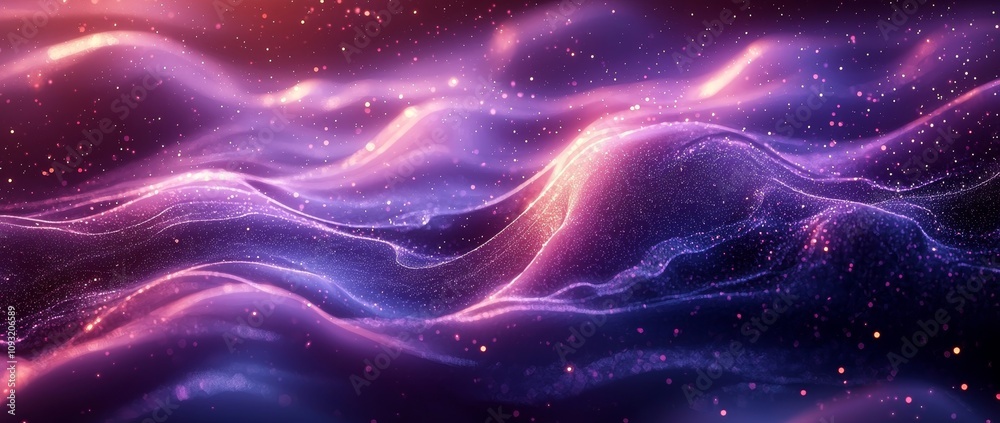 Aufkleber it is a tech, purple dark 3d illustration template that is suitable for technology compositions.