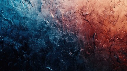 Naklejka premium Close-up of a painting with red and blue background