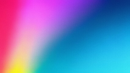 Fototapeta premium Vibrant rainbow gradient. Colorful blend; evokes joy, energy, and optimism. Perfect for backgrounds and designs.