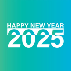 happy new year 2025 Premium vector design 