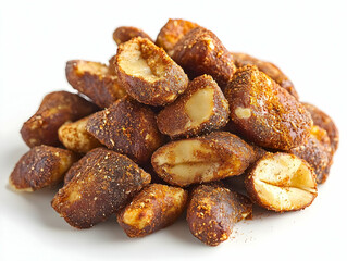 Obraz premium Photo Spiced Brazil Nuts Close Up Snack Food