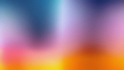 Obraz premium Colorful gradient background. Vibrant hues blend seamlessly, evoking feelings of warmth and optimism. Ideal for design projects.