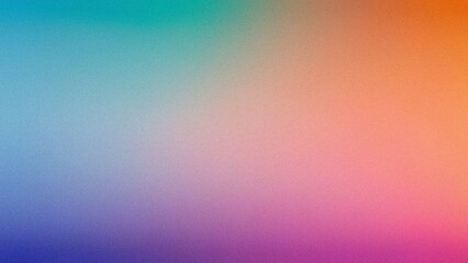 Obraz premium Colorful gradient background. Vibrant teal to pink ombre. Evokes feelings of serenity and warmth. Ideal for presentations.