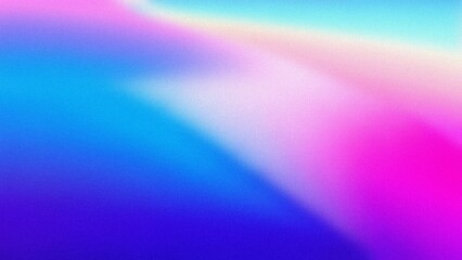 Fototapeta premium Colorful gradient background. Vibrant hues blend seamlessly creating a dreamy, ethereal atmosphere. Perfect for designs needing a soft, colorful backdrop.