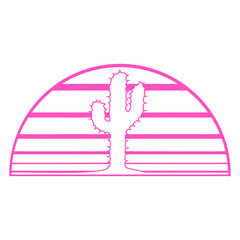 Cactus Plant Spines Desert Cacti Cool Silhouette Design Lover Art Vector Illustration Card T-Shirt Poster Sticker Graphic Print Decorative Drawing Isolated Logo Decoration Symbol Creative Cool Style
