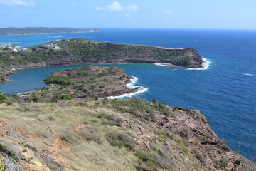 Nelson's Dockyard viewed from Shirley Heights in Antigua