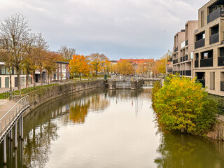Fototapeta premium Street view of Ghent, Belgium