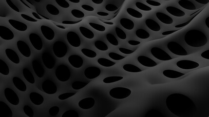 Obraz premium An illustration of the internal structure of a composite material is shown by its porous network structure.