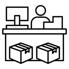 seller icon element for design