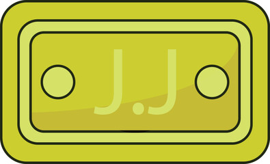 Lebanese Pound Note Icon Currency Finance Illustration