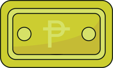 Spain Peseta Note Icon Currency Finance Illustration