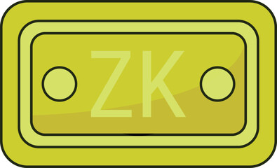 Kwacha Note Icon Currency Finance Illustration