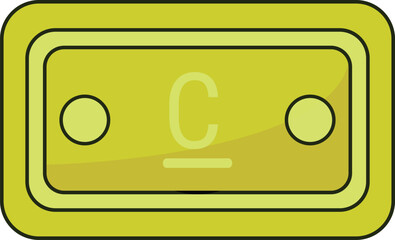 Kyrgyzstan Som Note Icon Currency Finance Illustration